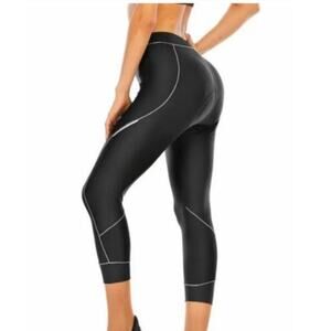 Padded Cycling Pants Women Black size 2XL